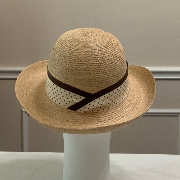 Tilley REBECCA R2 Raffia hat-Natural/Ivory/Brown - Picture 6 of 14